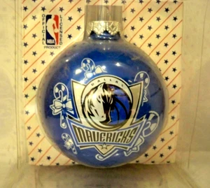 NBA Dallas Mavericks Adorno de Navidad Colgante de Vidrio Redondo - Imagen 1 de 1
