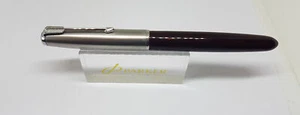 SELTENE GEBRAUCHTE VINTAGE PARKER 51 KASTANIENBRAUN BRUNNENSTIFT STAHLKAPPE - Bild 1 von 6