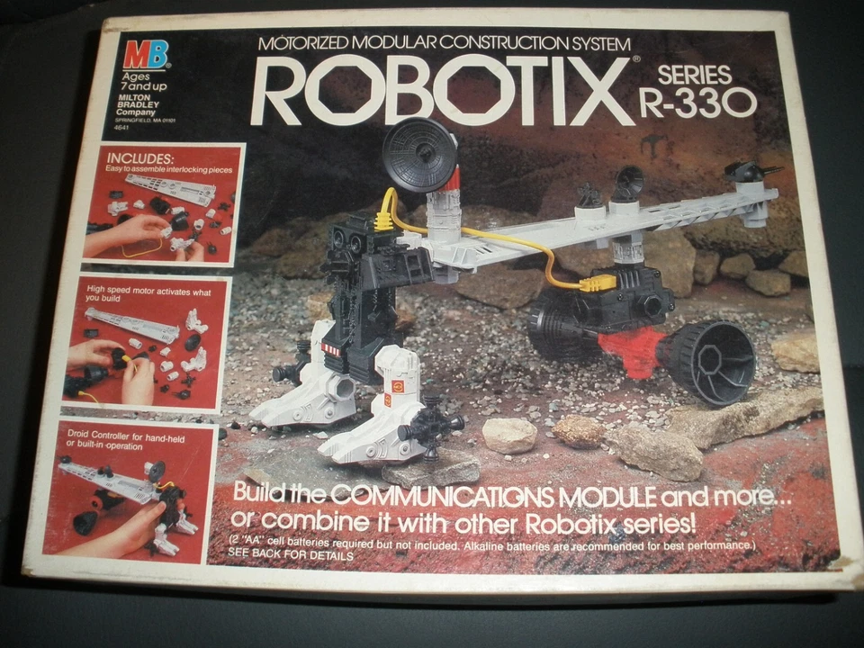 Milton Bradley Robotix Series R-330 1986 completo Foto 1 de 4