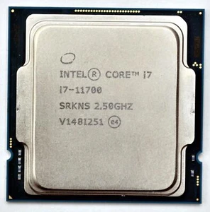 INTEL CORE I7-11700 (8 CORE) 2.50 GHZ (4.90 GHZ W/ TURBO) SRKNS LGA1200 #134167# - Afbeelding 1 van 2