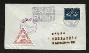 1945 HOLLAND rocket mail cover - de Bruijn, Amstelvaan - EZ 34C1 - Picture 1 of 2