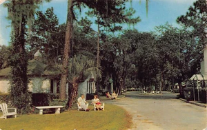 Postal de colección Gainesville Florida Hil-Top Motor Court EE. UU. 441 - Imagen 1 de 2