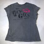 The Go-Go’s  Our Lips Are Sealed Gray Graphic Music T Shirt Fits Like Juniors XS