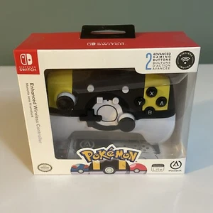 Pokemon Wireless Nintendo Switch Pro Controller Ultra Ball Design PowerA - New - Picture 1 of 6