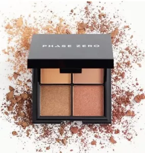 Phase Zero Quad Eyeshadow Palette Santorini 0.23 Oz Matte Shimmer Shades NEW - Picture 1 of 5