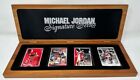 Michael Jordan Auto 1996 Upper Deck Signature Series Porcelain 4 Card Set LE