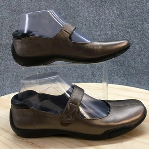 Ros Hommerson Shoes Womens 7SS Carissa Mary Jane Brown Leather Round Toe Wedge - Picture 1 of 17