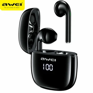 AWEI T28P Wyświetlacz LED Słuchawki do gier TWS Stereo Bluetooth Bezprzewodowe słuchawki - Zdjęcie 1 z 8