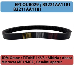 Correa de transmisión 820x29 para Codlice EPCOUR029 B3221AA1181 B3211AA1181 JDM TITANIO 1/2/3 - Imagen 1 de 9