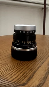 Leica Summicron 50mm f/2, Black Chrome M Mount Lens, Tested - Picture 1 of 2