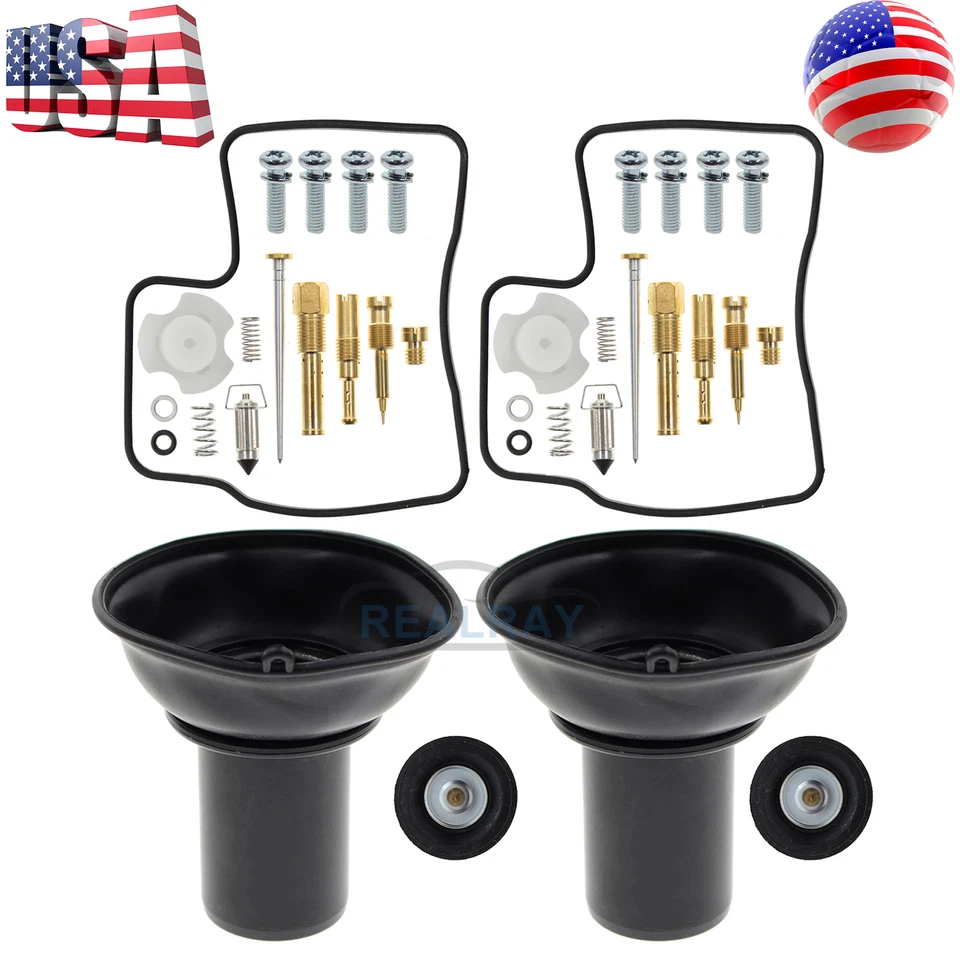 Kit de reconstrucción de reparación de carburador para Honda Steed Shadow VLX 400 1994-2003 + émbolo Foto 1 de 4