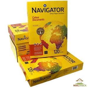 A3 120GSM NAVIGATOR PREMIUM Quality White Paper Card Ultra Smooth Home School - Picture 1 of 2