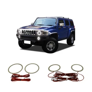 Kit de halo de faros LED blancos brillantes y antiniebla para Hummer H3 06-10 - Imagen 1 de 8