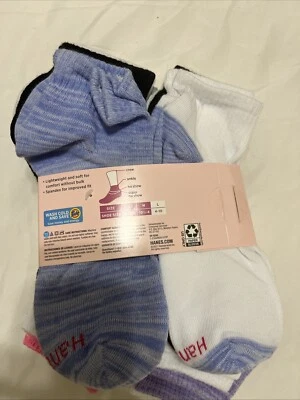 Paquete de 20 calcetines tobilleros Hanes para niñas súper valor Foto 1 de 3