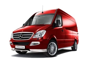 ENTOURAGES DE CALANDRE CHROME MERCEDES SPRINTER W906 2006 A 2012 INOX - Picture 1 of 2