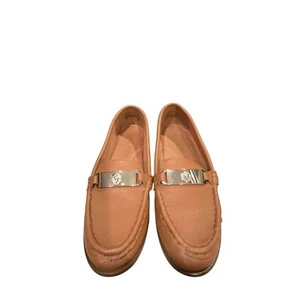 Anne Klein iflex  Camel Women Sz 7.5 M Leather  Slip On Loafer - Picture 1 of 7