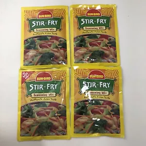 4- SunBird Stir-Fry .74 oz packet Seasoning Mix BBD 03/12/21 FREE SHIPPING - Picture 1 of 3