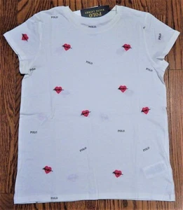 POLO RALPH LAUREN AUTHENTIC TODDLERS GIRLS BRAND NEW ORIGINAL T-SHIRT Sz 5, NWT - Picture 1 of 2