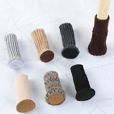 4PCS Chair Leg Socks Knit Non-Slip Floor Protector Furniture Feet Cover