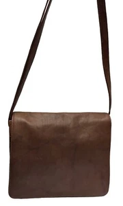 ILLI New York Genuine Leather Accordion Xbody Shoulder Messenger Organizer bag  - Picture 1 of 22