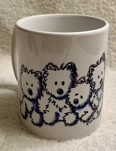 Westie Tazza da Caffè per Cani Morbida Fuzzy Cucciolo Ceramica Bianca - Foto 1 di 4