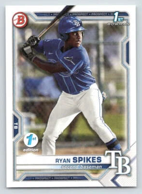 2021 Bowman Draft #BD63 Ryan Spikes (ref 223528) - Image 1 of 2