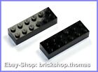 Lego 2 X Basic Steine Schwarz 6 X 2   2456   Brick Black   Neu  New