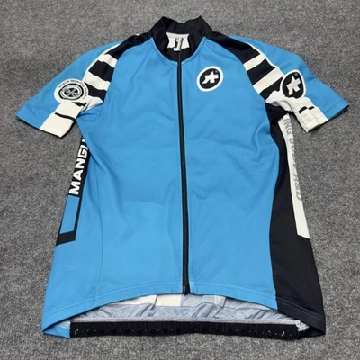 Assos SS. Camiseta de verano azul Mangusta S7 para hombre XL camiseta de ciclismo cremallera completa Foto 1 de 4