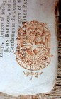 1759 FRENCH & INDIAN WAR era newspaper with a British halfpenny RED TAX STAMP