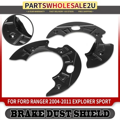 2x Protector antipolvo de freno delantero para Ford Explorer Sport Ranger Explorer Sport Trac Foto 1 de 4