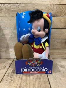Peluche Pinocho Vintage 1992 Mis Estrellas Favoritas Disney Mattel Walt Disney 18" - Imagen 1 de 9