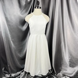 Lulus Irresistible Charm Ivory Midi Dress Sz Small Wedding Formal Homecoming - Picture 1 of 16