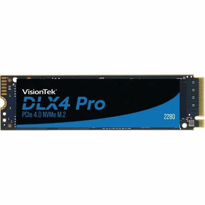 Unidad de estado sólido interna VisionTek DLX4 Pro 4 TB M.2 2280 PCIe NVMe 901570 Foto 1 de 4