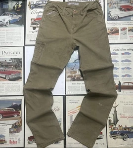 Ariat Rebar Perfect Rise Straight Woman Size 29XL Khaki WORK - Picture 1 of 13