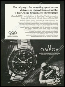 1960s Omega Speedmaster moon watch photo classic ad new poster 18x24 - Picture 1 of 1