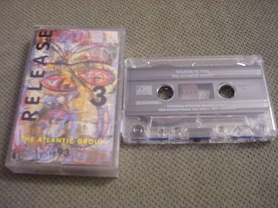 RARE PROMO Atlantic Group 3 CASSETTE TAPE Led Zeppelin OVERKILL Cop Shoot Cop 93 - Image 1 of 2