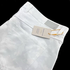 Peter Millar Crown Sport 5 Pocket eb66 Brushstroke Camo White Gray 36x32 $170 - Picture 1 of 10