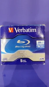 Blu-ray BD-RE vierge Verbatim jewelcase 5 pc(s) 25 GB - Afbeelding 1 van 4