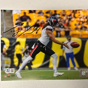 Tommy Townsend Houston Texans Signed Autographed 8x10 Photo Punter COA NFL RARE - Picture 1 of 1