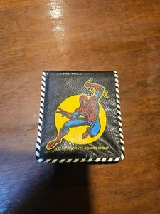 Nice Vintage Spiderman Wallet 1978 in Black Hand Stitched Trim - Picture 1 of 4