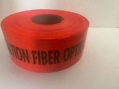 Empire Caution Tape Caution Fiber Optic Cable Buried Below NonDetectable 3x1000'