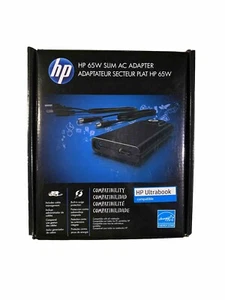 Original HP 65W Slim Reise Netzteil Ladegerät - 592523-001 - Bild 1 von 7