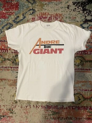 Camisa mediana blanca Andre The Giant WWE WWF Wrestling  Foto 1 de 4