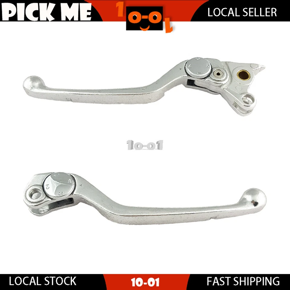 Palanca de embrague plateada + palanca de freno apta para DUCATI 996 ST4S 2000 2001 2002 2003 Foto 1 de 1