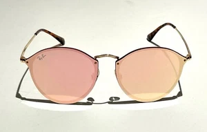 Lente flash Ray-Ban Blaze Round RB3574N 001/E4 rosa con marco dorado 59 mm - Imagen 1 de 9