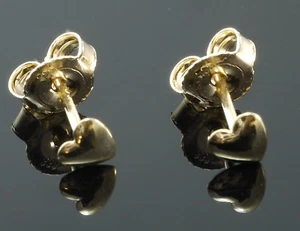 585 Gold Ohrstecker 1 Paar 14 Karat Gold  Mini Herz  mit Geschenkschachtel - Bild 1 von 5
