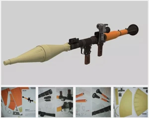 New 1:1 DIY RPG-7 Rocket Launcher Model 3D Military Paper Model 120cm in Length - Picture 1 of 5