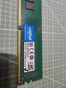 Crucial 16GB (8GB X2) DDR4 2133MHz. Standard PC desktop memory. Fully working. - Picture 1 of 4