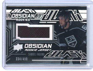 2022-23 SAMUEL FAGEMO UPPER DECK SPX OBSIDIAN RC JERSEY #ED 234/499!!