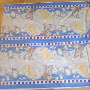 Daisy Kingdom Over the Moon Nursery Cotton Fabric 1 Yd X 45"  Quilt Dbl Border  - Picture 1 of 6